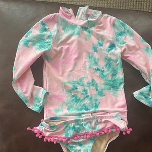 Shade Critters Preppy Tie Dye Rash Guard - Like new
